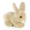 Uni-Toys - Lapin couché Blanc - 18 cm Longueur - Lapin en Peluche - Peluche, Doudou