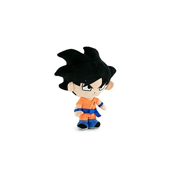Peluches des Protagonistes de Dragon Ball Super, Goku, Piccolo, Vegeta, Beerus, Boo - Qualité Super Soft 30-35cm, Goku 