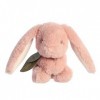 Aurora, 23330, ebba Baby Eco Brenna Lapin hochet, 15cm, Peluche éco-responsable, rose