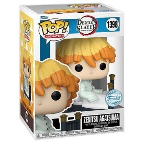 Funko Pop! Animation : Demon Slayer - Zenitsu Recovering Exc , Figurine de Collection en Vinyle - 71280