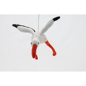 Peluche cigogne cigogne blanche 26 cm volante - Doudou * biz