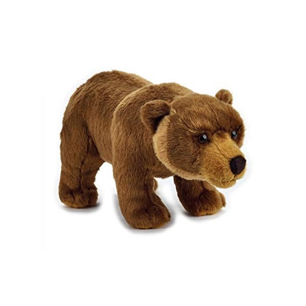 Venturelli The Nat Geo Basic Collection 8004332708452 Peluche Grizzly Animal Forêt Multicolore 570