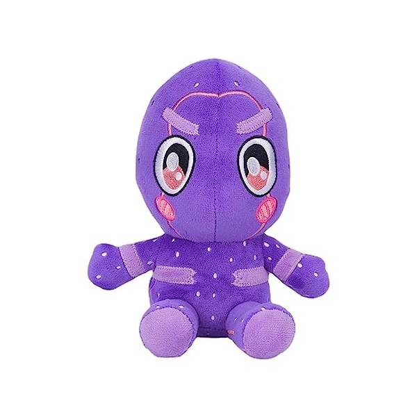 NEFLUM La Série LankyBox, Pers.onnage Dessin Animé Super Doux Pyjama Violet Méchant en Peluche, Peluche Kawaii Anime PJ Box, 