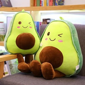 OUKEYI Avocat en Peluche, Oreiller décoratif en Forme davocat, pour Enfant et Animal de Compagnie 45 cm 