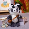 QCOTNG Hamster en peluche douce et mignonne avec tenues et accessoires pour habillage amovible, meilleur anniversaire pour en