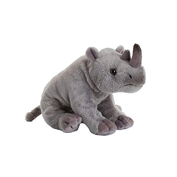 WWF- Rhino Peluche rhinocéros réaliste, Environ 18 cm et merveilleusement Doux, WWF00350