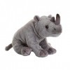 WWF- Rhino Peluche rhinocéros réaliste, Environ 18 cm et merveilleusement Doux, WWF00350