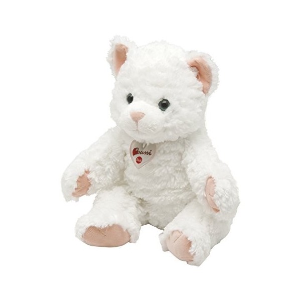 Trudi Sevi- Peluche Chat, 11015, Blanc, 38 cm