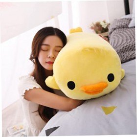 NOPEILVI Farci Coton couché Canard Mignon Canard Jaune en Peluche Coton couché Canard Mignon Canard Jaune Toys pour Enfants C