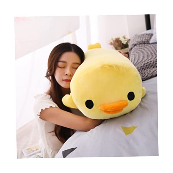 NOPEILVI Farci Coton couché Canard Mignon Canard Jaune en Peluche Coton couché Canard Mignon Canard Jaune Toys pour Enfants C