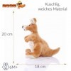 Peluche en peluche kangourou