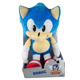 Sonic Le Hérisson t22527&nbsp;25e Anniversaire 30,5&nbsp;cm&nbsp;–&nbsp;en Peluche Sonic Classique