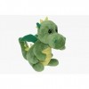 Cornelißen Peluche dragon vert 17 cm assis