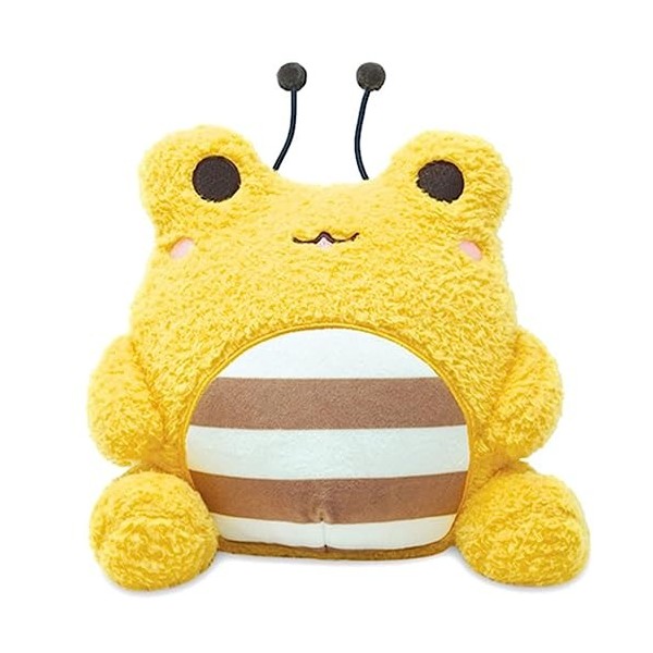 OUKEYI Grenouille en peluche de 26 cm - Abeille mignonne - Jouet en peluche à collectionner - Décoration dintérieur - Cadeau