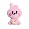 Aurora World- Aurora, 61479, BT21 Official Merchandise, Bébé Cooky Assis, 13cm, Marron, Rose