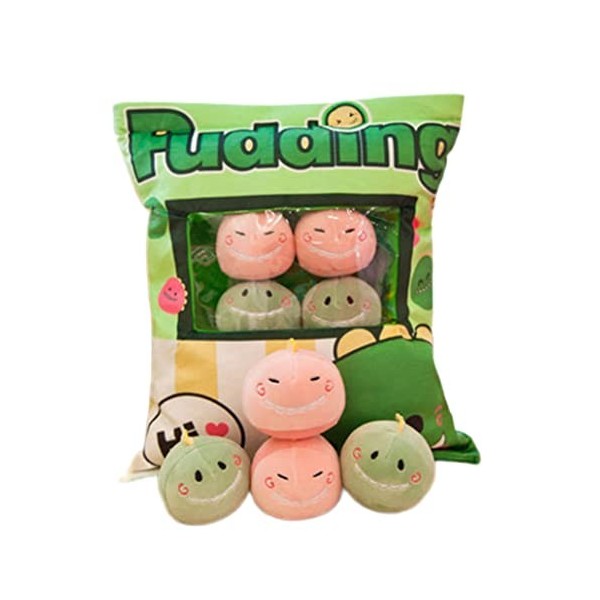 Dorccsi Couchette de collation Mignonne Toys Animaux en Peluche Mini poupées de Lapin pouding