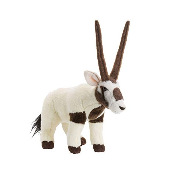 WWF - Peluche Gazelle Oryx - Peluche Réaliste avec de Nombreux Détails Ressemblants - Douce et Souple - Normes CE - 23 cm