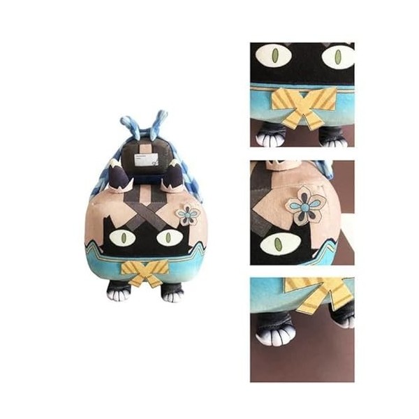 Hanaiette 1 oreiller en peluche Genshin Impact en peluche - Accessoire de déguisement pour les fans de jeux chat Kirara 