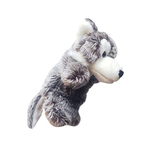 ibasenice Maison Parent-Enfant en Peluche Accessoires Éducatifs Marionnette pour Style Loup Animal Simulé Début École Interac