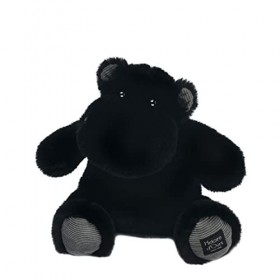 Histoire dOurs - Peluche Hippopotame - HipStar - Noir - 25 Cm - Peluche Douce et Chic pour les Calins - Idée Cadeau de Nais