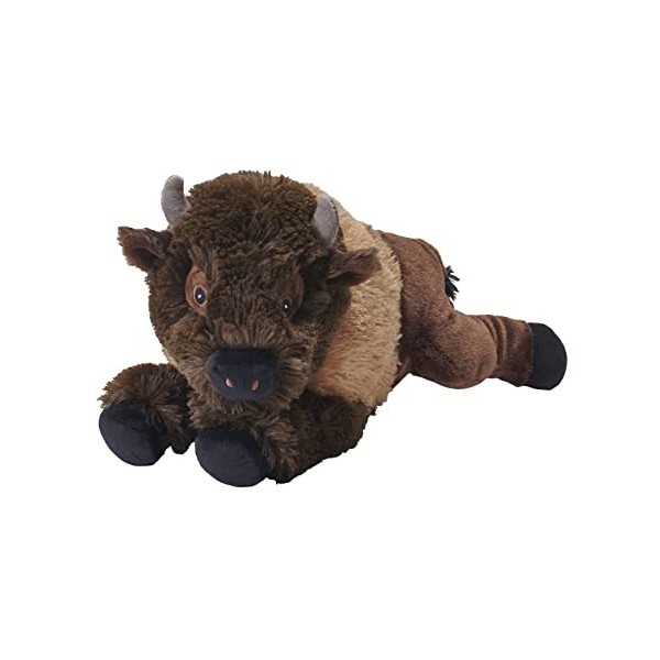 Wild Republic Ecokins Bison, Animal en Peluche 30 cm, Jouets Écologiques, Cadeaux pour Bébés, Fabrication Artisanale Utilisan