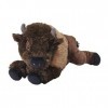 Wild Republic Ecokins Bison, Animal en Peluche 30 cm, Jouets Écologiques, Cadeaux pour Bébés, Fabrication Artisanale Utilisan