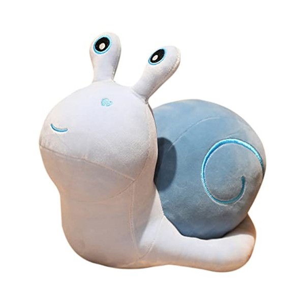 Toddmomy Bleu Poupée pour Lit Animal en Peluche Jouet Filles Oreiller Escargot Dormir Mignon Créatif Doux Garçons en Peluche 