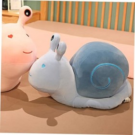 Toddmomy Bleu Poupée pour Lit Animal en Peluche Jouet Filles Oreiller Escargot Dormir Mignon Créatif Doux Garçons en Peluche 