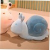 Toddmomy Bleu Poupée pour Lit Animal en Peluche Jouet Filles Oreiller Escargot Dormir Mignon Créatif Doux Garçons en Peluche 