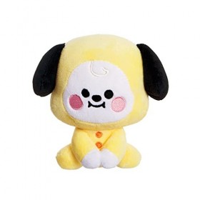 Aurora World- Aurora, 61483, BT21 Official Merchandise, Bébé CHIMMY Assis, 13cm, Jaune, Yellow