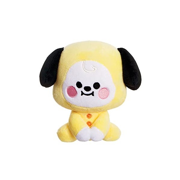 Aurora World- Aurora, 61483, BT21 Official Merchandise, Bébé CHIMMY Assis, 13cm, Jaune, Yellow