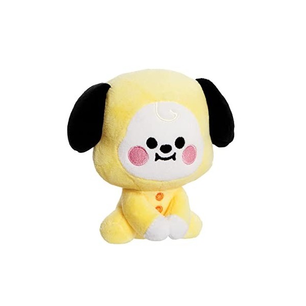 Aurora World- Aurora, 61483, BT21 Official Merchandise, Bébé CHIMMY Assis, 13cm, Jaune, Yellow