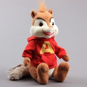 Film Alvin et Les Chipmunks Peluches Kawaii Fluffy Chipmunks Alvin Simon Theodore Peluches Oreiller Poupée Enfants Cadeau Rou