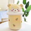 CILUA 25cm-40cm Dessin Animé Mignon Ours en Peluche Tasse À Thé en Forme De Bulle Oreiller Jouets en Peluche Doux Dos Coussin