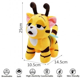 Poppy Playtime Plush - Miotlsy Cat-Bee Soft Stuffed Toy, Horror POPPY Game Doll, Réaliste Monster Horror Stuffed Doll Jaune C