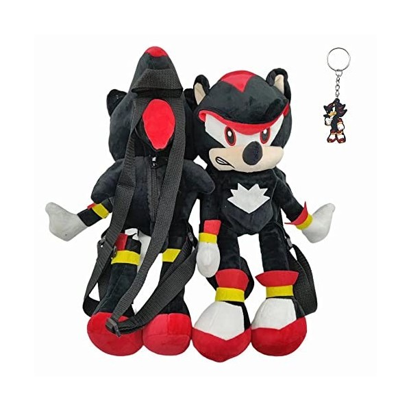 AII Lover Sac ?� dos en peluche Sonic avec porte-cl?�s, 45,7 cm Sonic
