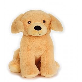 Play Eco Peluche Play Green ! Peluche respectueuse de lenvironnement - Golden Retriever Medium 22 cm