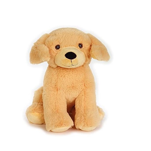 Play Eco Peluche Play Green ! Peluche respectueuse de lenvironnement - Golden Retriever Medium 22 cm