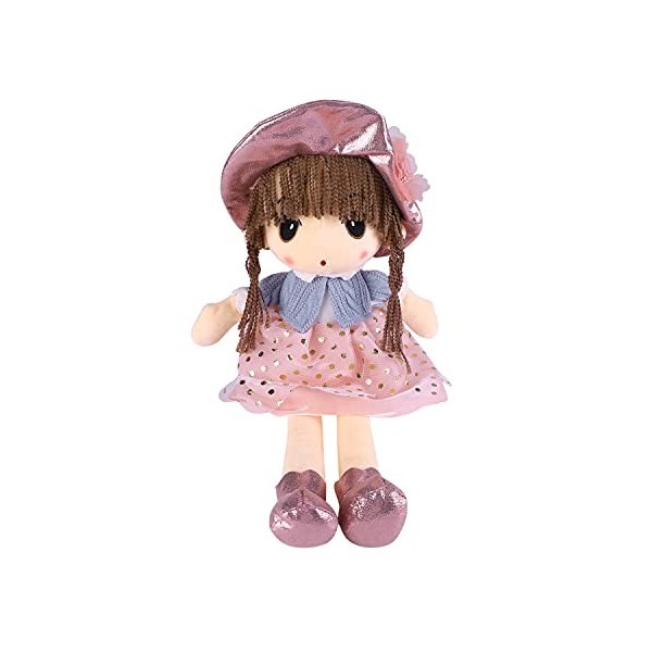 Poupée de Chiffon Fille Bébé Poupée Jouet en Peluche Jouet Poupée Adorable 1er Âge Conte de Fées Princesse Poupée Mignonne Pl