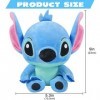 Peluche Stitch -18cm Stitch Peluche, Stitch Charmant Anime Cartoon Game Stuffed Doll, Cadeau Anniversaire pour Enfants, Adult