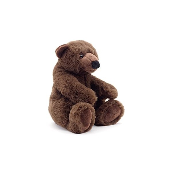 Uni-Toys - Ours brun petit, assis - Charlie - super doux - 20 cm hauteur - Ours en peluche, ours en peluche - peluche