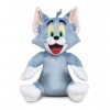 Doudou Tom et Jerry Tom en peluche Bleu gris 20 cm