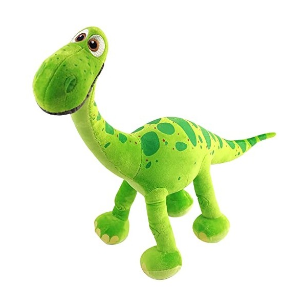 Jouet en peluche unisexe vert - Jouet en peluche - Jouet de Noël pour bébé et peluche - Bon dinosaure pour enfants - Cadeau d