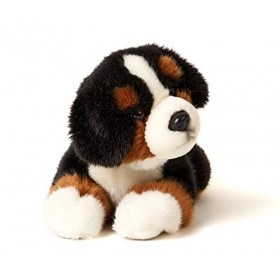Uni-Toys - Chiot de bouvier bernois, couché - 24 cm longueur - chien en peluche, animal de compagnie - peluche, doudou