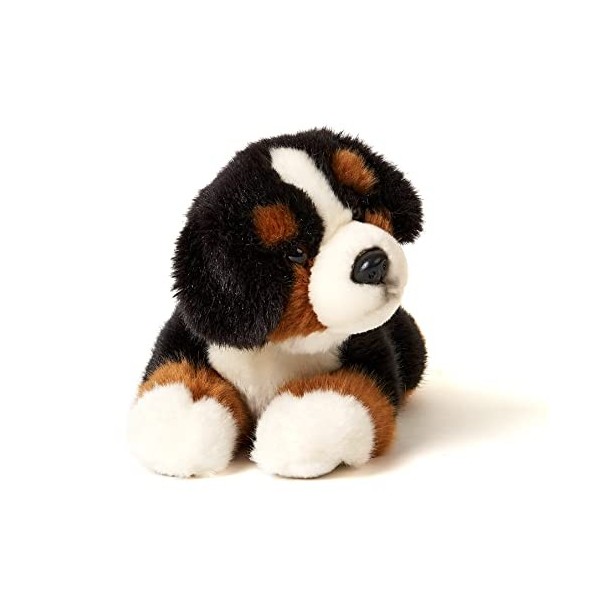 Uni-Toys - Chiot de bouvier bernois, couché - 24 cm longueur - chien en peluche, animal de compagnie - peluche, doudou