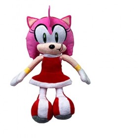XYAM Jouets en peluche sonique, doux et câlin, figurines Sonic Series de 25,4 à 30,5 cm, y compris Amy Ross Loup-garou Sonic 