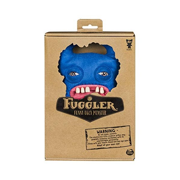 Fuggler : Funny Ugly Monster – Sir Horns A lot Blue – Peluche 22cm Import Royaume-Uni 