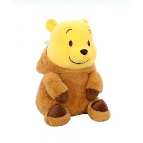 BAI LAN HEI Winnie The Pooh Stuffed Animal 35cm, 13.8 Kawaii Cartoon Poupée Ours Pooh Plush Toy Gifts for Boys Girls, Child