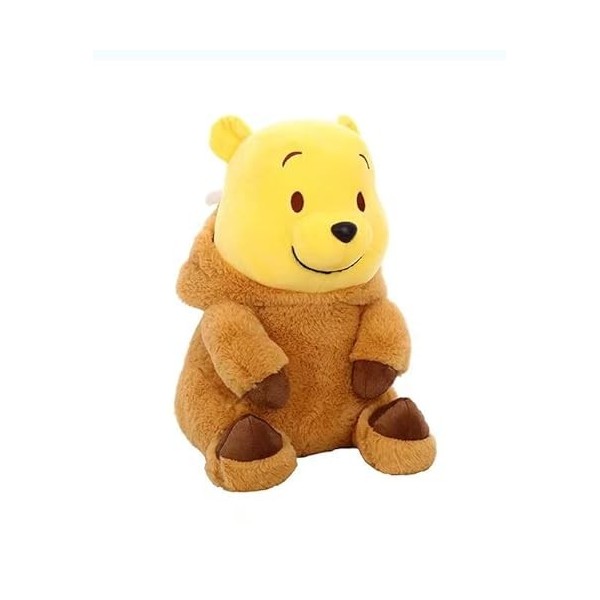 BAI LAN HEI Winnie The Pooh Stuffed Animal 35cm, 13.8 Kawaii Cartoon Poupée Ours Pooh Plush Toy Gifts for Boys Girls, Child