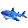 Xshelley Jouet en peluche en forme de requin, cadeau pour enfants, animaux marins, 70-85 cm, bleu foncé - 85 cm